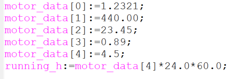 Mitsubishi PLC ARRAY data type